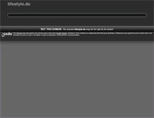 Tablet Screenshot of lifestyle.de
